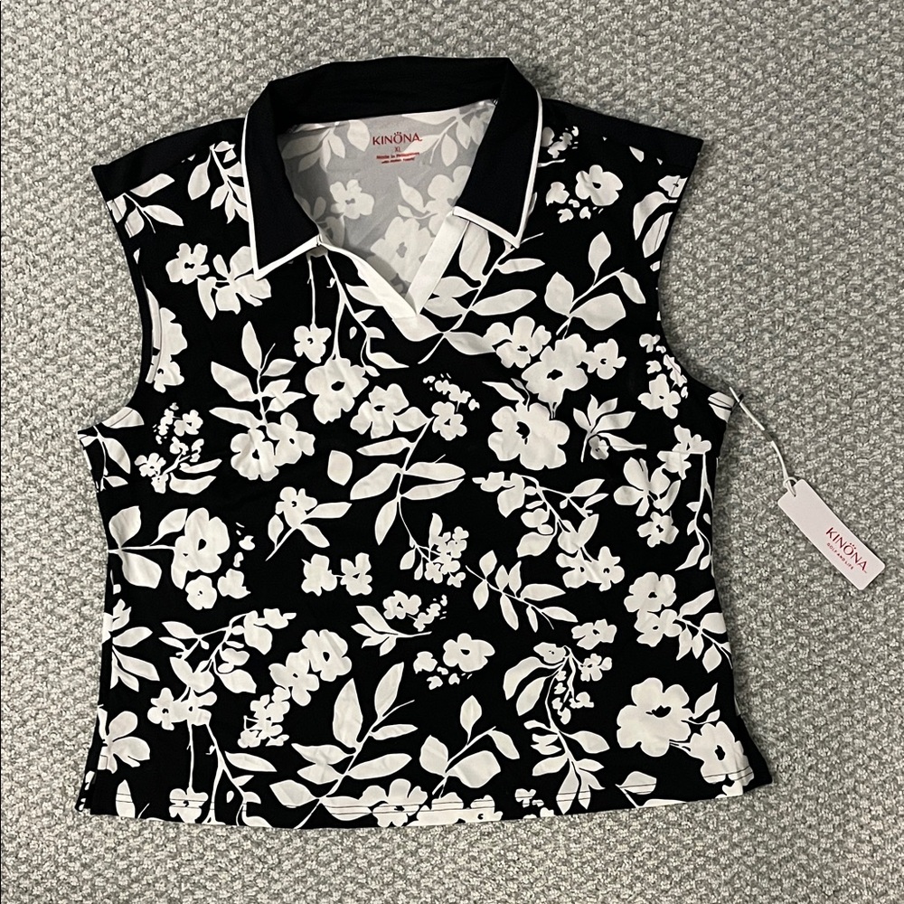 Kinona Floral Women's Golf Shirt